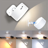 LED 360 Degree Rotating Lamp Magnetic Cabinet Spotlight Atmosphere Night Light