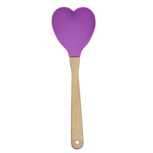 High Temperature Resistant Nonstick Heart Shaped Silicone Spatula Spoon Kitchen Baking Tools