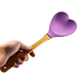 High Temperature Resistant Nonstick Heart Shaped Silicone Spatula Spoon Kitchen Baking Tools