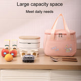 Portable Handheld Insulated Lunch Pack Outdoor Picnic Thicked Bento Bag