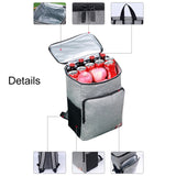 20L Camping Portable Double Shoulder Insulated Pack Outdoor Picnic Large Capacity Lunch Bag