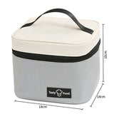 Portable Handheld Insulated Lunch Pack Outdoor Picnic Bento Bag
