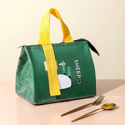 Cartoon Waterproof Thickened Insulated and Cooling Lunch Bag