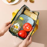Cartoon Waterproof Thickened Insulated and Cooling Lunch Bag