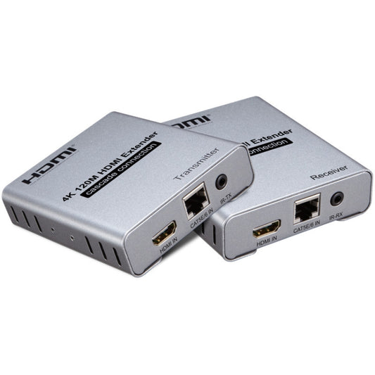 HDMI Single Cable 120m Transmitter / Receiver Extender 4K HD Transmitter, US Plug, UK Plug, EU Plug