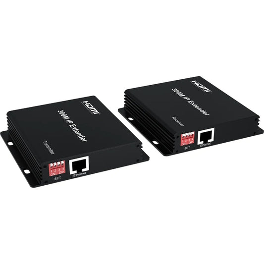 300m IP HDMI Extender HD Video Transmission, Transmitter + Receiver, US Plug, UK Plug, EU Plug