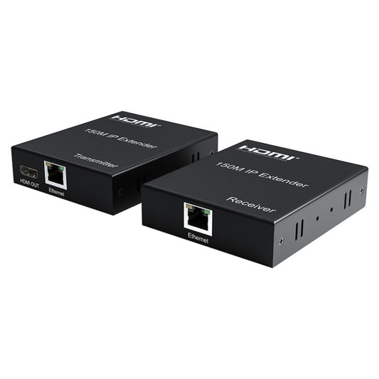 150m HDMI Network Cable Extender IP One To Many Computer Monitors, Transmitter+Receiver, US Plug, 150m