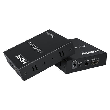 150m HDMI Network Cable Extender IP One To Many Computer Monitors, Transmitter+Receiver, US Plug, 150m