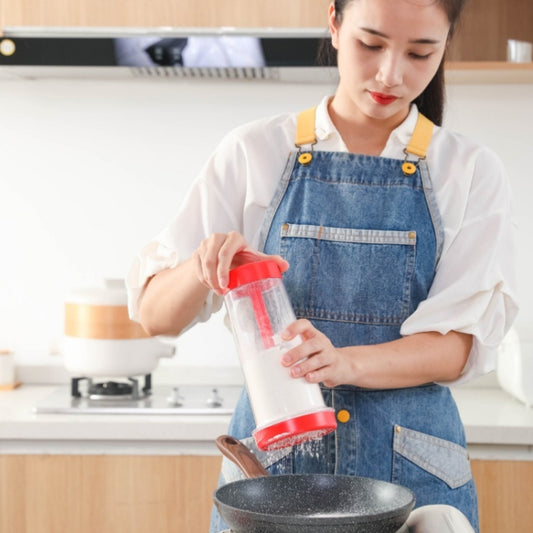 Home Handheld Rotary Flour Mixing Cup Kitchen Flour Sifter Baking Gadget