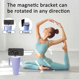 For Stanley 40oz Tumbler Cup Leak-proof Silicone Lid with Magnetic Phone Holder