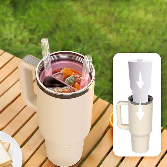 For Stanley Cup 2-divided Silicone Liner Compartment Cup
