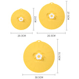 Cute Flower Silicone Freshness Lid Kitchen Household Food Dustproof Cover