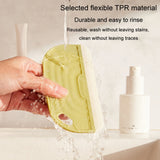 Mini Wiper Bathroom Mirror Glass Silicone Cleaning Tool Countertop Tile Scraper