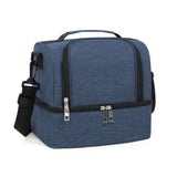 Double-Layer Outdoor Fresh Cooler Bag Mommy Bottle Bag Portable Lunch Insulated Bag
