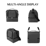 Double-Layer Outdoor Fresh Cooler Bag Mommy Bottle Bag Portable Lunch Insulated Bag
