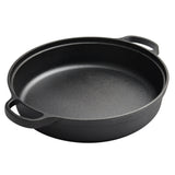 Cast Iron Cooking Pot Wok Nonstick Frying Pan Restaurant Kitchen Skillet Camping Cooker