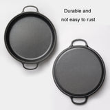 Cast Iron Cooking Pot Wok Nonstick Frying Pan Restaurant Kitchen Skillet Camping Cooker