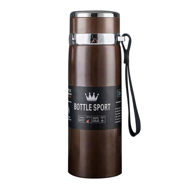 800ml  Stainless Steel Insulated Mug Large Capacity Vacuum Thermos Outdoor Portable Car Insulated Water Bottle(Coffee)