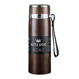 800ml  Stainless Steel Insulated Mug Large Capacity Vacuum Thermos Outdoor Portable Car Insulated Water Bottle(Coffee)