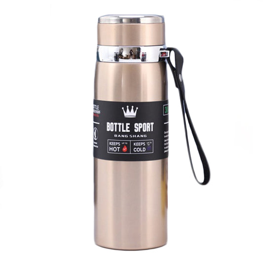 800ml  Stainless Steel Insulated Mug Large Capacity Vacuum Thermos Outdoor Portable Car Insulated Water Bottle(Coffee)