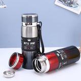 800ml  Stainless Steel Insulated Mug Large Capacity Vacuum Thermos Outdoor Portable Car Insulated Water Bottle(Coffee)