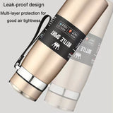 800ml  Stainless Steel Insulated Mug Large Capacity Vacuum Thermos Outdoor Portable Car Insulated Water Bottle(Coffee)