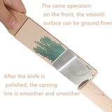 DIY Leather Tool Double Sided Sharpening Board(280mm)