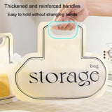 Grain Storage Bag Kitchen Food Grade Rice Wheat Beans Anti-mold Bag Dry Vegetables Sealed Storage Jar(Cream Color)