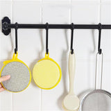 10pcs /Pack Double Side Dishwashing Sponge Non-Scratch Scrub Cleaning Tool(Random Color Delivery)