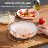 Microwave Food Heating Splashproof Cover Food Grade PC Household High Temperature Resistant Bowl Rice Cover(Regular Model)
