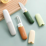 2-in-1 Household Double-headed Multifunctional Portable Fruit Knife Peeler