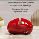Suction Cup Knife Sharpener Kitchen Household Mini Sharpening Tool Tungsten Steel Quick Sharpening Tool