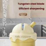 Suction Cup Knife Sharpener Home Kitchen Sharpening Knife Scissors Tool Quick Sharpener
