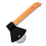 Axe Stainless Steel Pizza Cutter Baking Pizza Roller Knife Round Pie Cutter