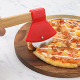 Axe Stainless Steel Pizza Cutter Baking Pizza Roller Knife Round Pie Cutter