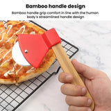 Axe Stainless Steel Pizza Cutter Baking Pizza Roller Knife Round Pie Cutter