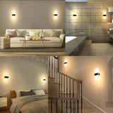 Magnetic Acrylic Smart Induction Night Light Rechargeable Wall Lamp Bedroom Bedside Lamp