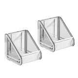 2pcs /Pack Wall-mounted Shower Gel Shampoo Holder with Adjustable Hole Distance