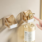 2pcs /Pack Wall-mounted Shower Gel Shampoo Holder with Adjustable Hole Distance