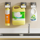 2pcs /Pack Wall-mounted Shower Gel Shampoo Holder with Adjustable Hole Distance