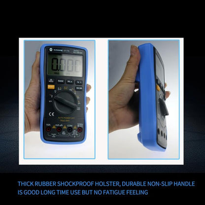 جهاز قياس متعدد رقمي بشاشة LCD، قياس عالي الدقة للسعة والجهد والتيار، SUNSHINE DT-17N