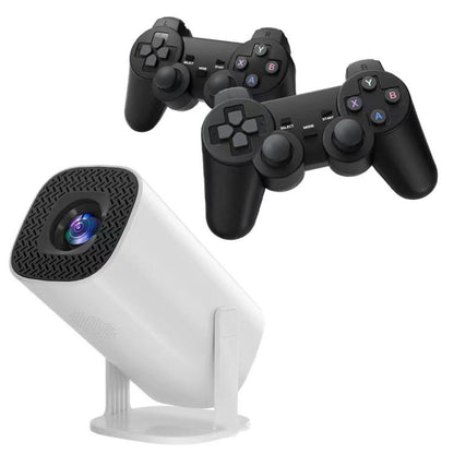 P30 Game Projector Android 11 System With Wireless Gaming Controller 720P Home Theater