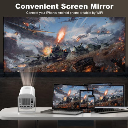P30 Game Projector Android 11 System With Wireless Gaming Controller 720P Home Theater