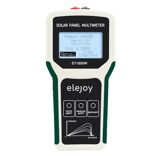 جهاز قياس متعدد للوحة الطاقة الشمسية الكهروضوئية MPPT من Elejoy بقوة 1800 واط، EY1800W