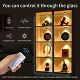 RGB Magnetic Puck Light Rechargeable LED Under Cabinet Light With Remote Control
