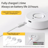 RGB Magnetic Puck Light Rechargeable LED Under Cabinet Light With Remote Control
