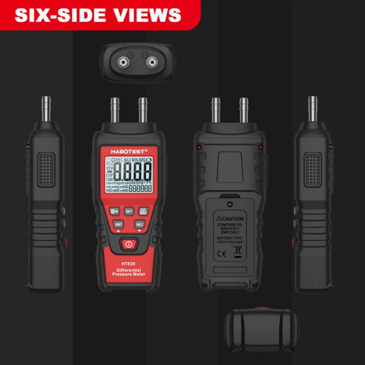 جهاز اختبار الضغط الدقيق الرقمي عالي الدقة HABOTEST HT636، HT636