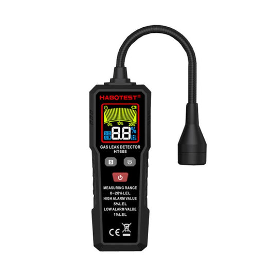 جهاز كشف الغازات القابلة للاشتعال HTBOTEST HT608، جهاز إنذار للكشف عن الغاز الطبيعي، HT608