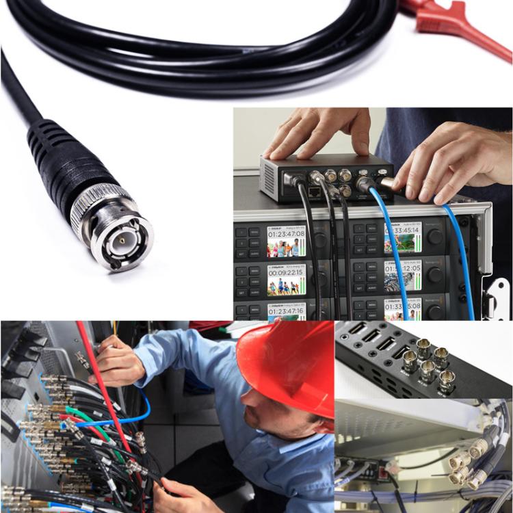 مسبار خط اختبار المشبك الخطافي الأنثوي BNC