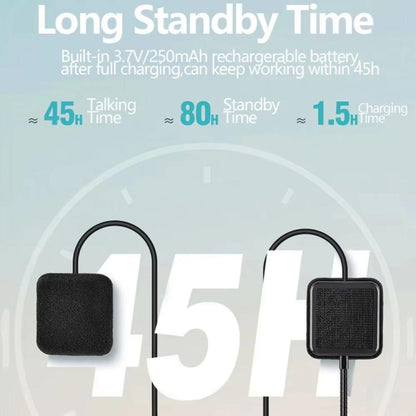 TW2S IPX5 Waterproof Noise Reduction Helmet Bluetooth Headset